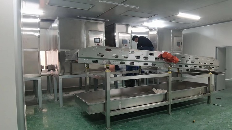 dây chuyền sản xuất đá cốc tự động