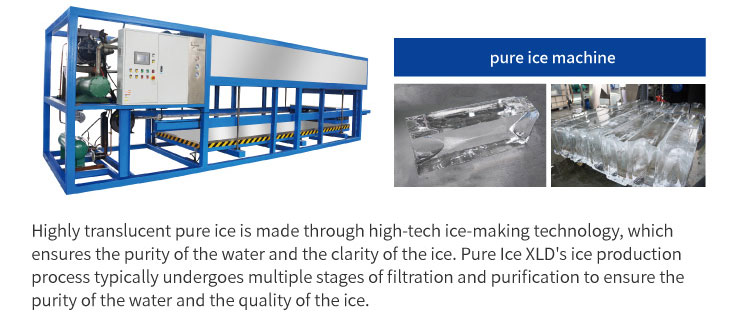 pure ice machine Chi tiết máy băng thuần túy
