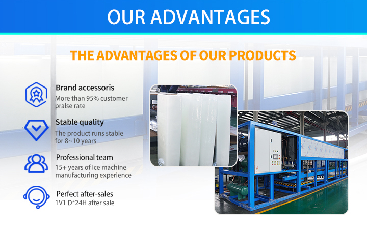 Automatic ice block machine features Ưu điểm của máy làm đá viên làm mát trực tiếp là gì?