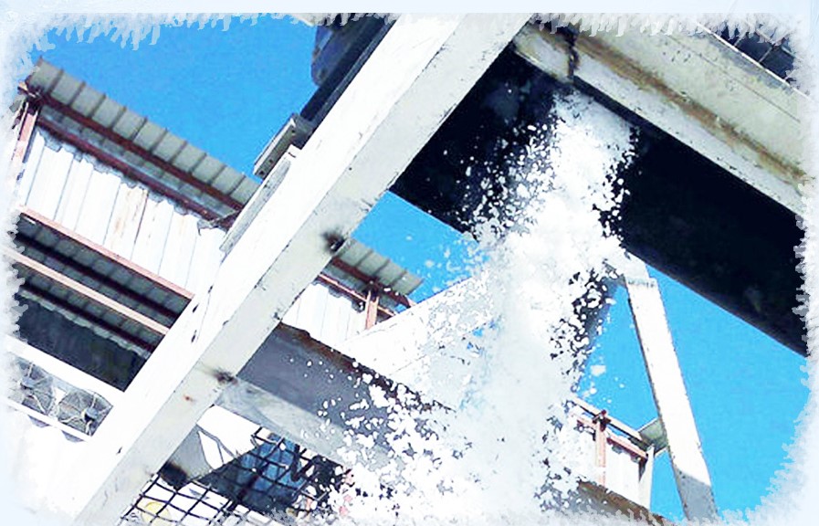 Máy làm đá vảy kiểu cào