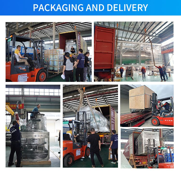 tube ice machine packaging bao bì máy đá ống
