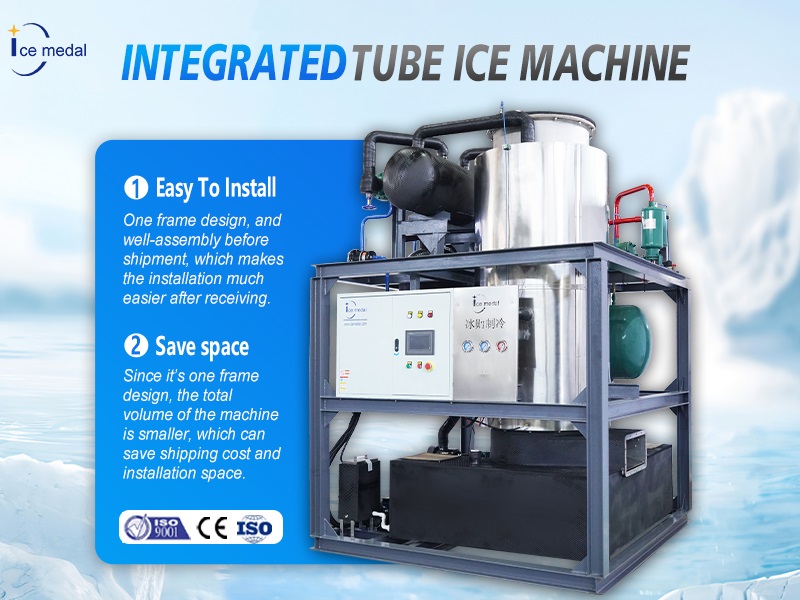ice tube maker machine advantages Tích hợp ống nước đá lợi thế