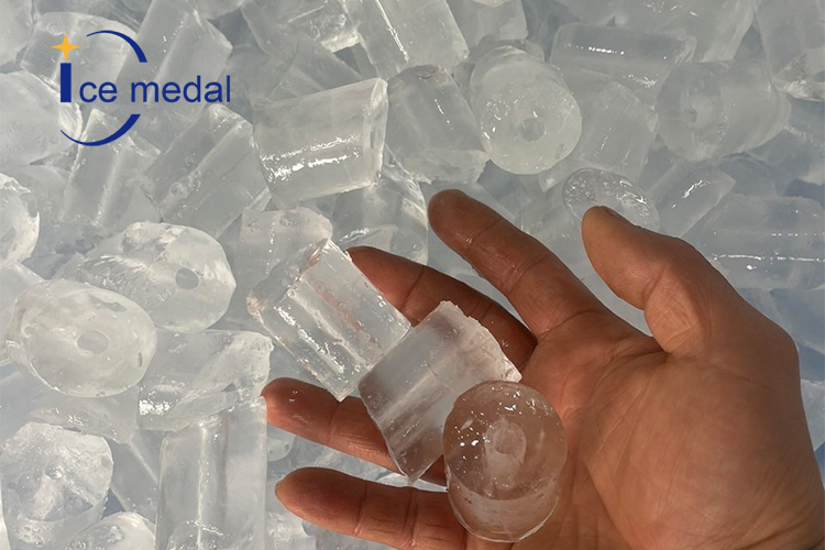 edible ice ống băng