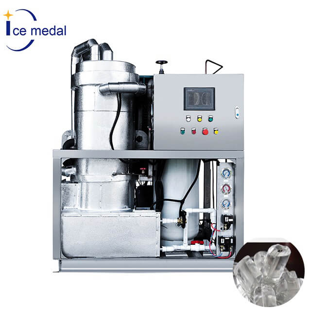 Icemedal IMT1 1 Tấn Nhà máy tự động công nghiệp Máy làm đá dạng ống