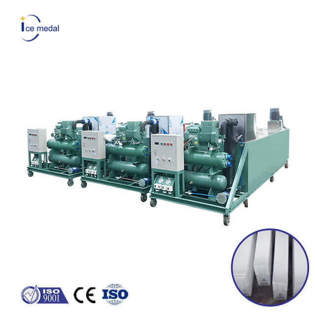 Icemedal IMB20 20TONS ICE BLOCK MÁY TIẾNG VIỆC MÁY MÁY MÁY