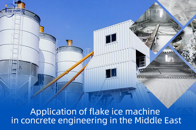 Ứng dụng máy băng vảy trong kỹ thuật bê tông ở Trung Đông