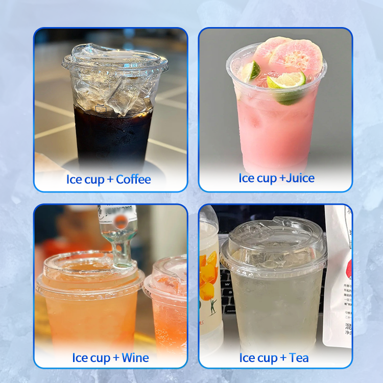 Icemedal tự động ăn Ý Cube Machine Nhà sản xuất Cup ICE One-Stop Production