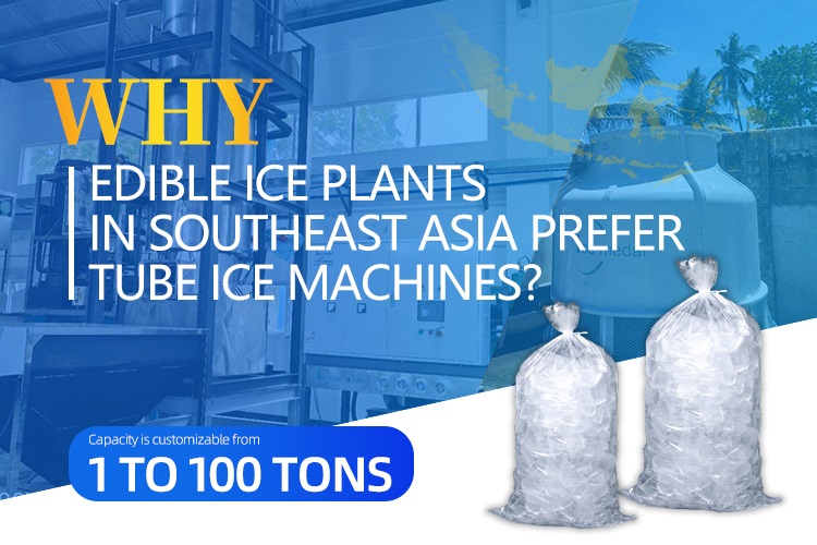 Tại sao các nhà máy băng ăn được ở Đông Nam Á thích máy đá ống?