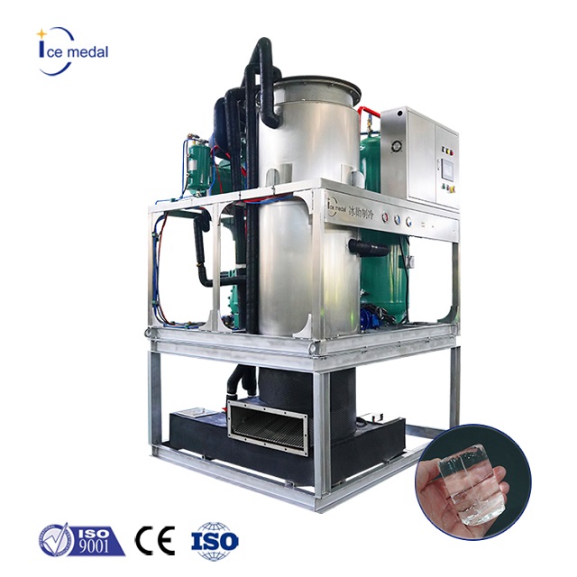 5 tấn công nghiệp cắt phẳng kết thúc bằng máy đá cho đồ uống mát 