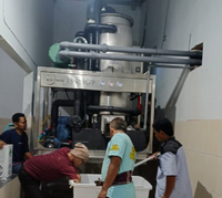 Máy làm đá hình ống 5 tấn ở Indonesia