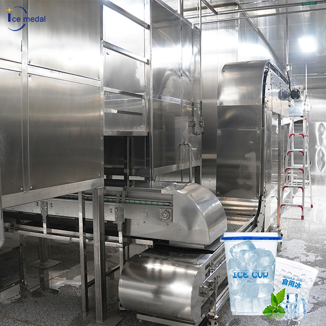 Icemedal tự động ăn Ý Cube Machine Nhà sản xuất Cup ICE One-Stop Production