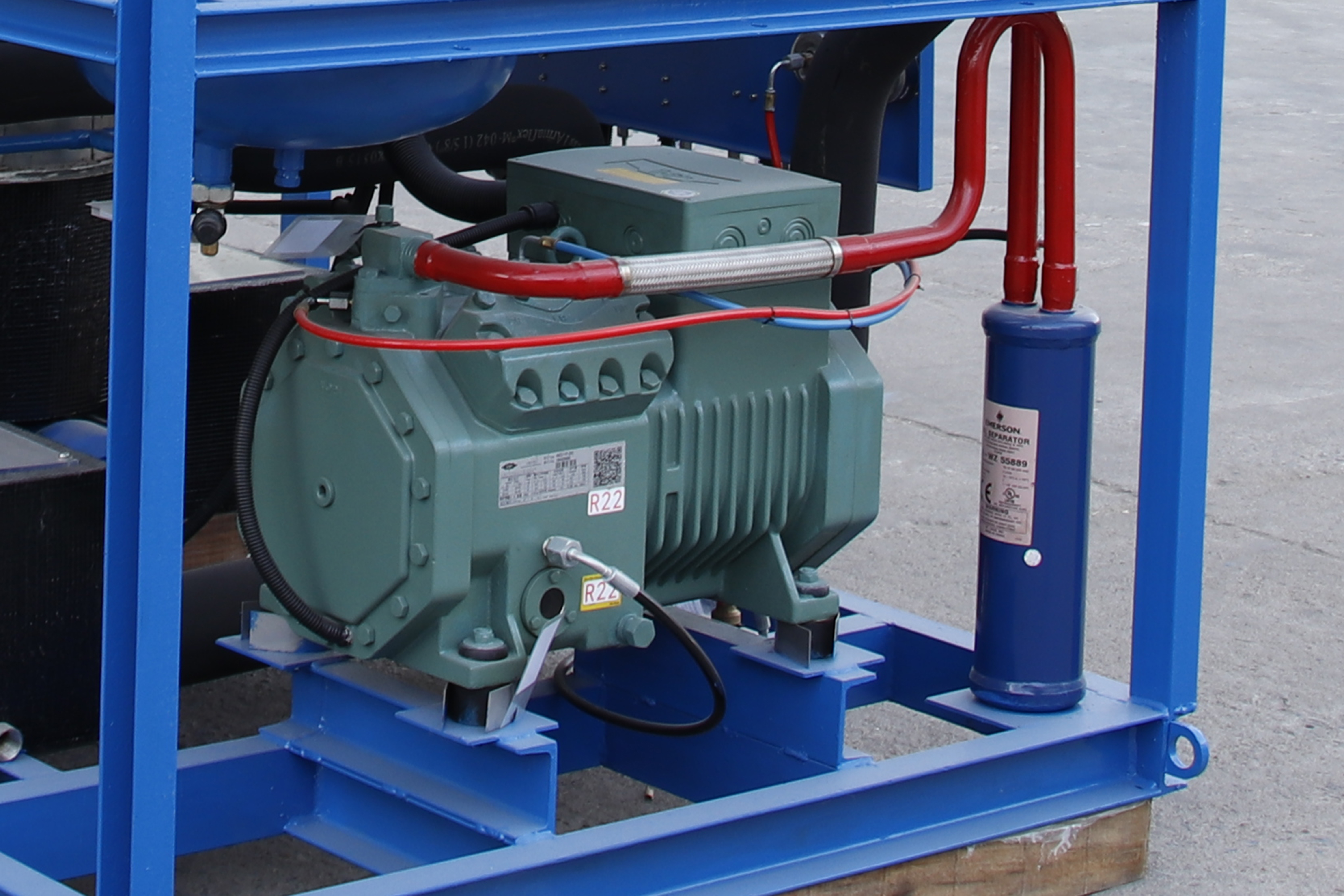 Máy nén cho máy làm đá ống