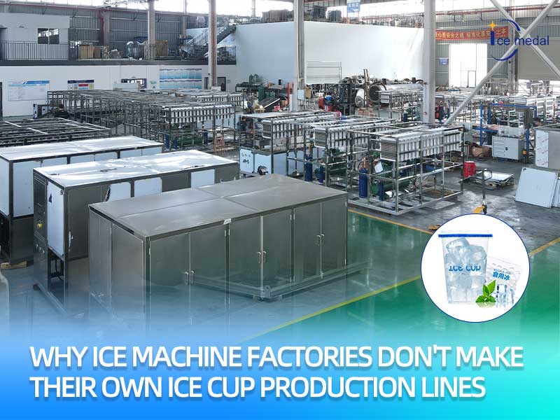 Tại sao các nhà máy máy băng không tự làm dây chuyền sản xuất Ice Cup của riêng họ