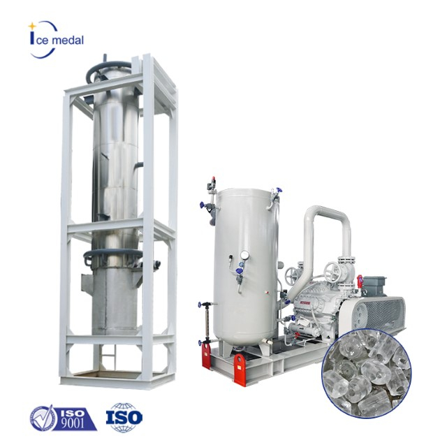 Nhà máy sản xuất máy làm đá ống amoniac 100 tấn mỗi ngày