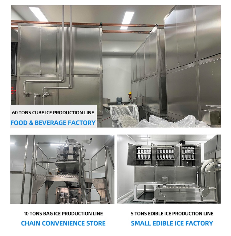 d&acirc;y chuyền sản xuất đ&aacute; vi&ecirc;n cho nh&agrave; m&aacute;y thực phẩm v&agrave; đồ uống