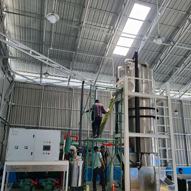 Dây chuyền sản xuất đá ống tự động đầy đủ với hệ thống đóng gói cho nhà máy đá ăn được