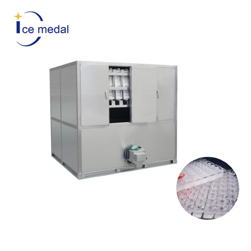 Icemedal IMC1 1 tấn mỗi ngày máy làm đá thương mại Big Ice Cube