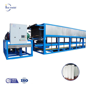 Icemedal 30 tấn máy làm băng khối tự động với thiết bị đẩy băng