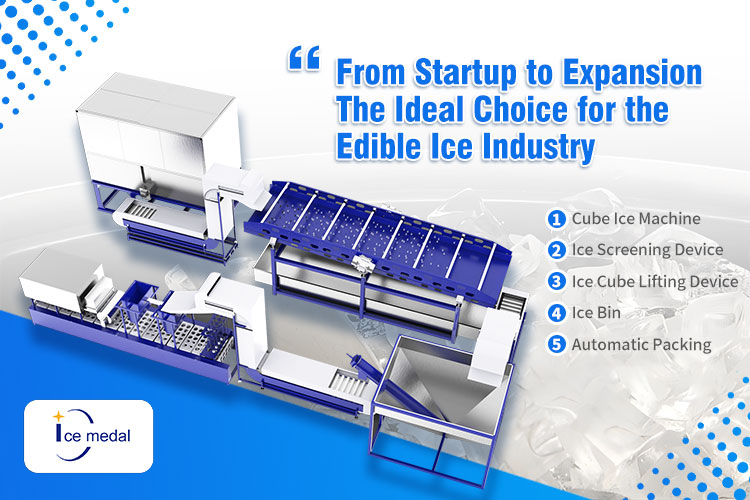 Từ khởi nghiệp đến mở rộng: Sự lựa chọn lý tưởng cho ngành nước đá ăn được