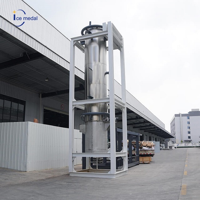 Máy làm đá ống amoniac 100 tấn Philippines để bắt đầu kinh doanh nước đá