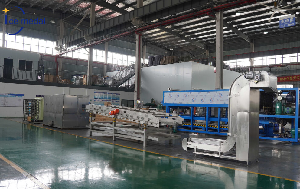 dây chuyền sản xuất đá ăn được