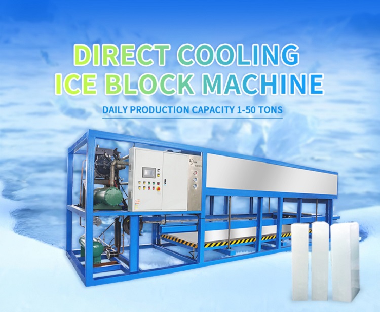 Máy làm đá khối làm mát trực tiếp